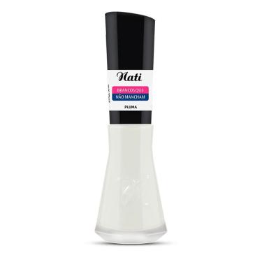 Imagem de Esmalte Nati Brancos Que Não Mancham Pluma 8ml