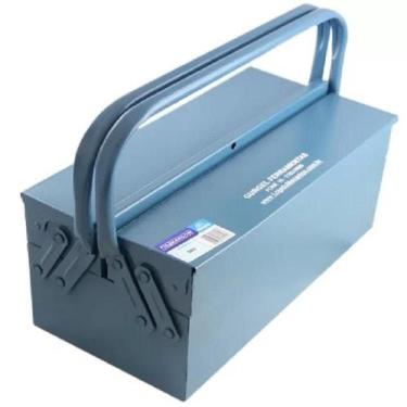 Imagem de Caixa Ferramenta Sanfona 3 Gavetas 40x20x28cm Marcon 340