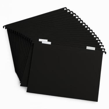 Imagem de Pasta Duplex Arquivo Suspenso Escritório Com Visor Grampo 20 unidades 