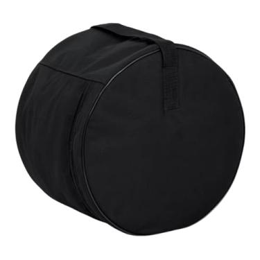 Imagem de Luwecf Bolsa para transporte de tambor Tom Drum com fecho de zíper e alça preta para instrumento de percussão à prova d'água e protetor espesso, for 12in Tom