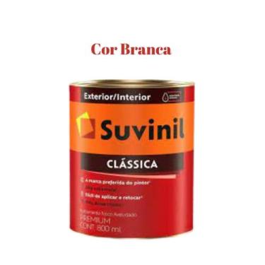 Imagem de Tinta Para Parede Acrílica Suvinil Clássica 800ml Cor Amarelo Lavável 
