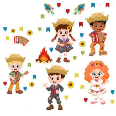 Imagem de decoração de festa junina kit 41 itens soa joao - Piffer