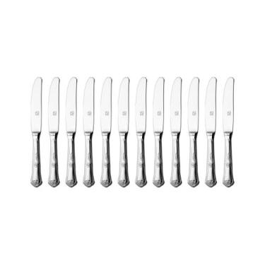 Imagem de Kit 12 Facas de Sobremesa Hercules Classique Aço Inox 493-006P
