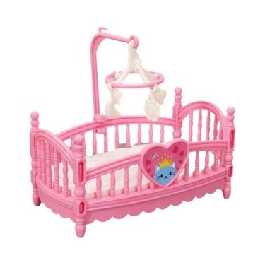 Imagem de Mini Cama De Boneca Labubu Modelo 1/12, Mobiliário Para Quarto De Casa