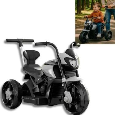 Imagem de Mini Moto Elétrica Infantil Esportiva Luz e Som Recarregável Bivolt Pa