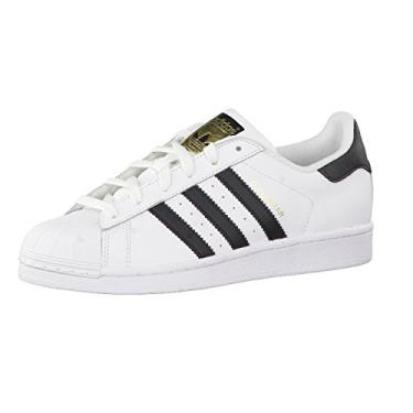 Imagem de adidas Originals Tênis infantil unissex Superstar Legacy, Core branco/preto/branco, 6.5 Little Kid