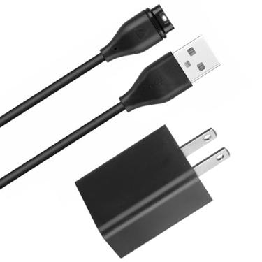 Imagem de Carregador de substituição de 5V para relógio Garmin, cabo Charing compatível com Fenix 5 6 7 S X, Forerunner 965 955 945 265 245 55, Vivoactive 3 4 4S 5, Vivoactive 3 4 4s, Venu 2 2s, Approach