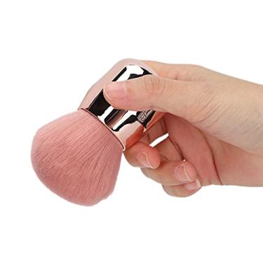 Imagem de ZJchao Pincel de Blush, Design de Cabeça de Cogumelo, Pincéis de Maquiagem de pó Solto Misturando Cores Nas Bochechas Adequadas para pó Solto, Blush, Bronzeador