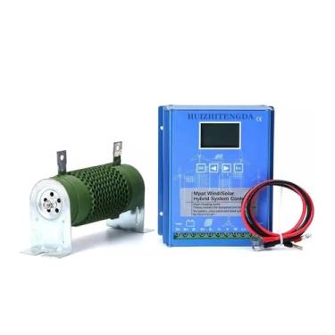 Imagem de 12v,Controlador de Carga MPPT 3000W-6000W com Carga de Descarga para Sistema Híbrido Eólico Solar MPPT Turbina Eólica Painel Solar 12V 24V Auto 48V
