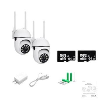 Imagem de Câmera IP PTZ WIFI 1080P Com Zoom 4X, Visão Noturna, À Prova d'Água, V