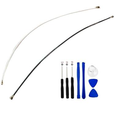 Imagem de 2 pçs/conjunto de antena de sinal cabo flexível peça de reparo de substituição para Samsung Galaxy A16 5G A166, incluindo kit de ferramentas