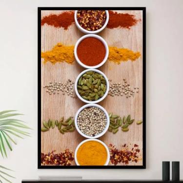 Imagem de Genérico, Quadro Temperos Cozinha Area Gourmet Decorativo A4 23x33cm