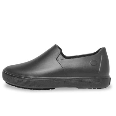 Imagem de Sapato Tênis Enfermagem Antiderrapante Impermeável Limpeza Cozinha Hospitalar Ca (Preto 2, BR, Adulto, Numérico, 43)