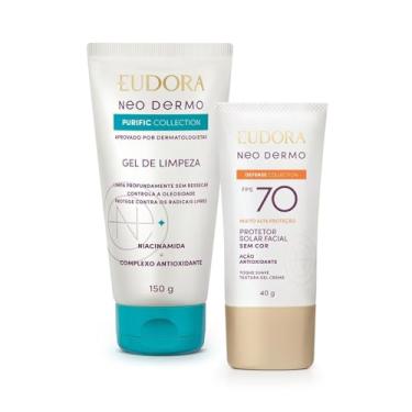 Imagem de Combo Neo Dermo: Protetor Solar FPS 70 40g + Gel de Limpeza Facial 150g