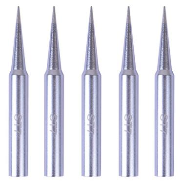 Imagem de Bleiou Pacote com 5 pontas de ferro de solda ST7 para Weller WLC100, SPG40, SP40L, SP40N, SP40NKUS, WP25, WP30, WP35