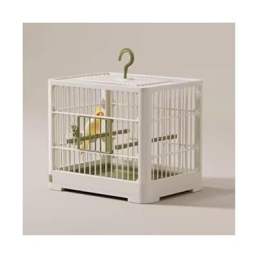 Imagem de Gaiola de pássaro, gaiola de pássaro, papagaio, casa, grande, reprodução, portátil, especial, ninho de pássaro (verde)