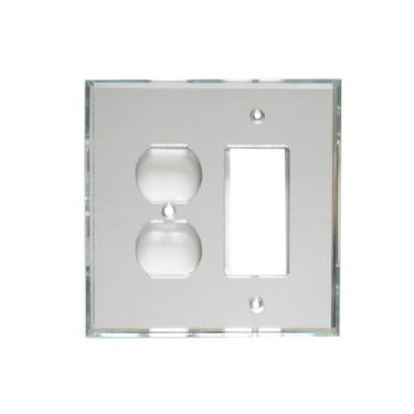 Imagem de GlassAlike by Mirart Placa Decorativa de Acrílico para Parede, Duplex, 14 cm x 14 cm x 1,9 cm, Polido