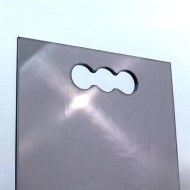 Imagem de Tábua De Vidro Temperado 30x21 Churrasco Carne Cozinha Vidro(Fumê,8mm)