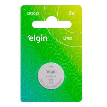 Imagem de Bateria de Lítio CR2032 Blister com 1 Unidade - Tensão 3V - Elgin
