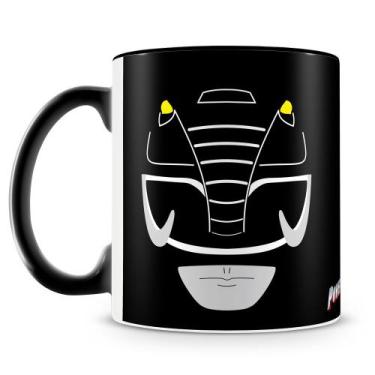 Imagem de Caneca Power Rangers - Ranger Preto - Porcelana Personalizada com Esta