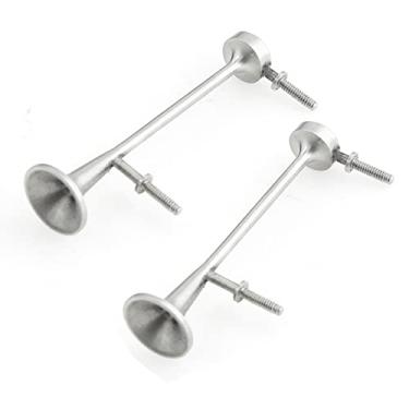 Imagem de 2Pcs Metal Speaker Whistle Horn Model for 1/14 RC Tamiya King Hauler GL Tractor Truck Model Scania R620，Actros 3363，Arocs 3363，Man TGX，Ford Aeromax (41mm)