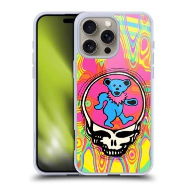 Imagem de Head Case Designs Capa de gel macio oficialmente licenciada Grateful Dead Bear Trends compatível com Apple iPhone 16 Pro Max