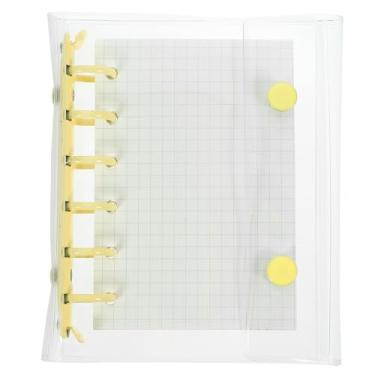 Imagem de Mini Loose-leaf Notebook Creative Transparent Buckle Loose-leaf Notepad Diy Scrapbook Lovely Notepad