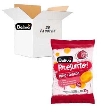 Imagem de Kit Com 20Und Salgadinho Belive Sabor Presunto 25G