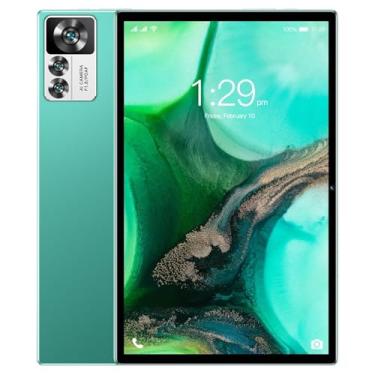 Imagem de Tablet 12S Pro 10.1” Android 12, 4GB RAM 64GB ROM, Câmera 13MP, 4000mAh, Tela HD, 4G - Sem Marca - Ideal para Estudo e Tarefas Básicas (verde)