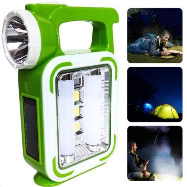 Imagem de Lamparina Lampião Led Lanterna Luminária Recarregável Solar - Kapbom, 