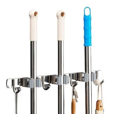 Imagem de Porta Vassoura de Parede Multiuso, Suporte e Organizador para Vassouras e Utensílios de Ambiente(2)