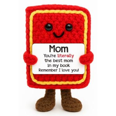 Imagem de Presentes de mãe de Natal para mãe e filho – Presente para mãe para aniversário, Natal, livro engraçado feito à mão – Presente sincero de agradecimento e eu te amo para o dia das mães, aniversário ou