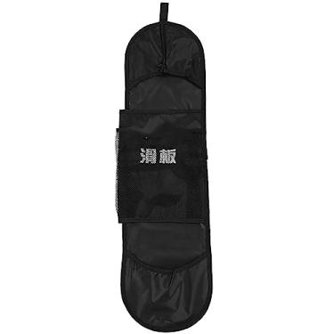 Imagem de Bolsa de Transporte de Skate, Bolsa de Ombro Backpack de Armazenamento de Longboard à Prova D'água Com Bolso Pequeno, Design Profissional de Design para Skate Padrão, Material à
