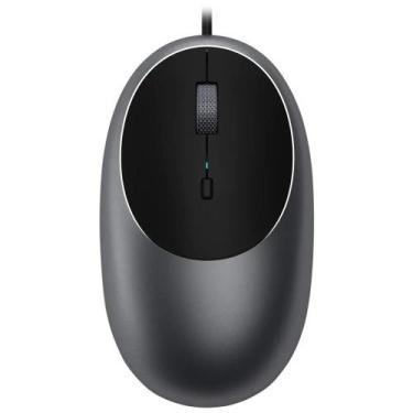 Imagem de Mouse com Fio Satechi C1 ST-Awucmm USB-C Cinza