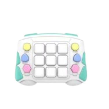 Imagem de Pop It Speed Push Eletrônico Game Console Crianças Brinquedos Adulto Fidget Alívio Do Estresse Interativos branco