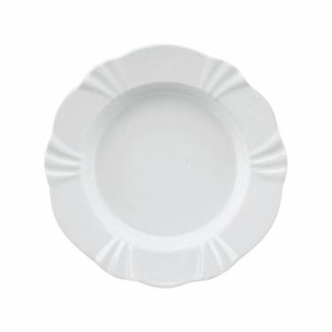 Imagem de Jogo De Pratos Fundos Em Porcelana Soleil Com 6 Peças 24cm Oxford White
