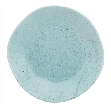 Imagem de Jogo De Pratos Rasos Em Porcelana Ryo Com 6 Peças 27,5cm Oxford Blue Bay