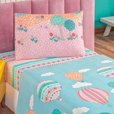 Imagem de Jogo De Cama Lençol Bouti Infantil Kids Solteiro 03 Peças - Balão