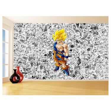 Imagem de Papel De Parede Dragon Ball Goku Página Manga 3,5M Dbz554 - Você Decor