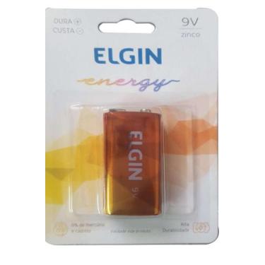 Imagem de Bateria 9V Elgin Zinco Encartelada