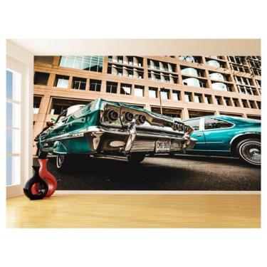 Imagem de Papel De Parede 3D Carro Antigo Clássico Vintage 3,5M Cxr17 - Você Dec