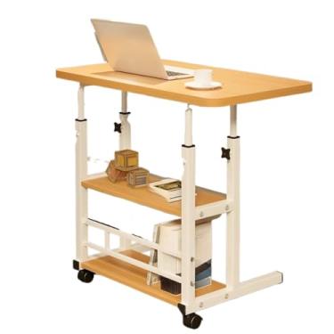 Imagem de Mesa Mesinha Notebook Com Altura Regulavel e Rodinhas Tablet Cama Sofá Ajustavel