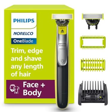 Imagem de Philips Norelco OneBlade 360 Face Body Hybrid Máquina de barbear elétrica QP2834/70