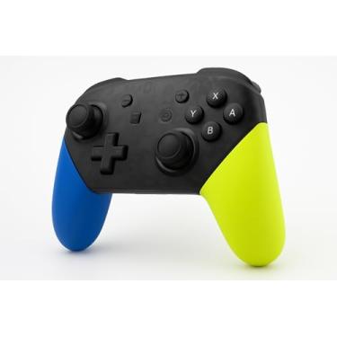 Imagem de Pro Controller Compatível com Nintendo Switch (Azul/Amarelo)