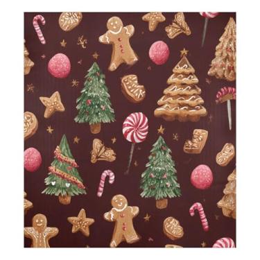 Imagem de Blueangle Biscoitos de gengibre, capa magnética para lava-louças, decoração da capa frontal da máquina de lavar louça, adesivos de eletrodomésticos, adesivos de eletrodomésticos, 58 cm C x 66 cm