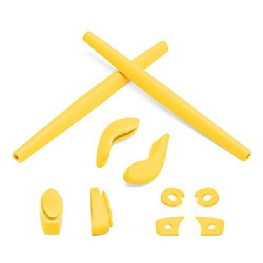 Imagem de Eye Opening Stuff Kits de borracha amarela de substituição para óculos de sol Oakley Juliet