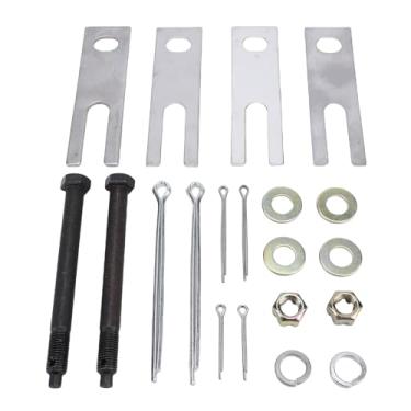 Imagem de Generic Kit de Calço do Braço Traseiro de Aço Inoxidável, Substituição para C2 1963 1967 e C3 1968 1982, Com Contrapinos, Porcas e Parafusos para Alinhamento Preciso da Suspensão