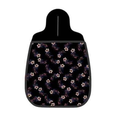 Imagem de Lixeira De Carro Organizador Lixinhocar Flores Tropicais Escuras