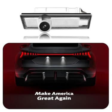 Imagem de Jfsotls Logotipo de luz de projetor de placa de licença de LED Ghost Shadow compatível com Audi Q2/Q3/SQ3/Q5/SQ5/Q7/A5/S5/RS5 2019-2025 (MAGA)