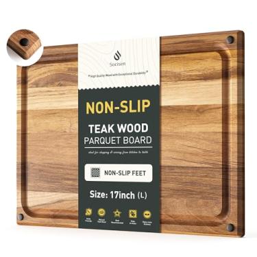 Imagem de Tábua de cortar madeira, tábua de corte dupla face, tábua de servir, cozinha, essencial, casa, aquecimento, anfitriã, presente bandeja de servir para Natal, casamento, aniversário, aniversário, prata